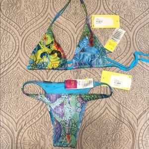 NWT Dakine shamblaqua bikini set S/M